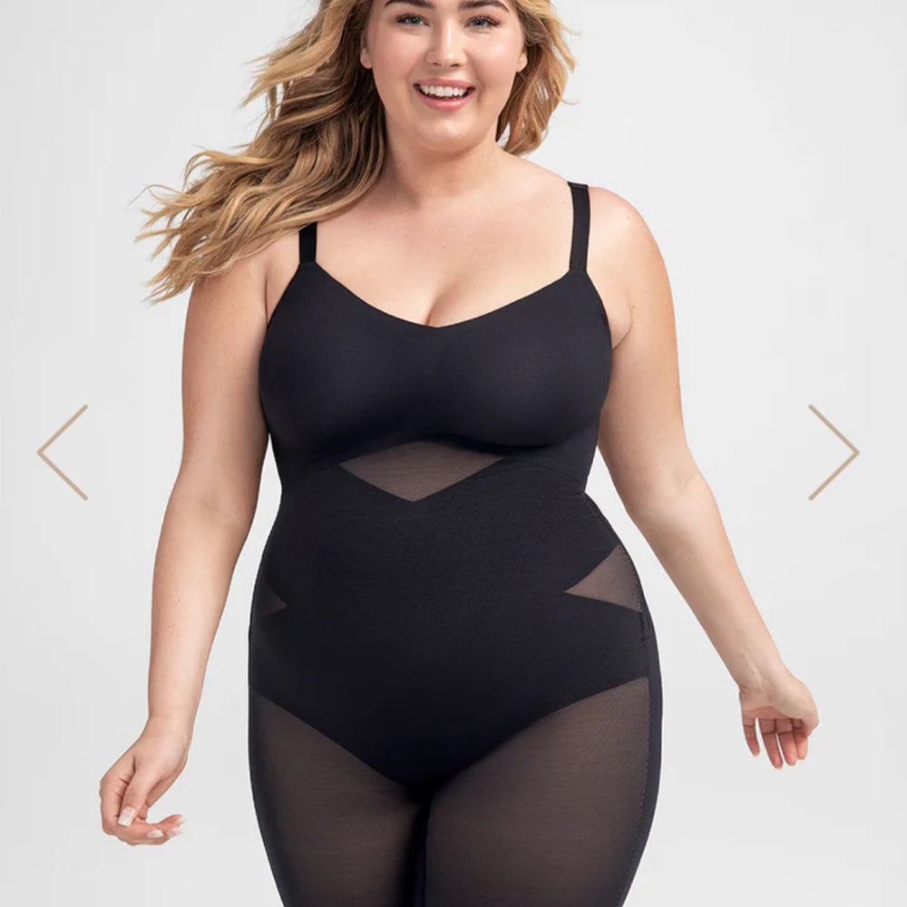 Honeylove Black Sculpting Bodysuit Shapewear